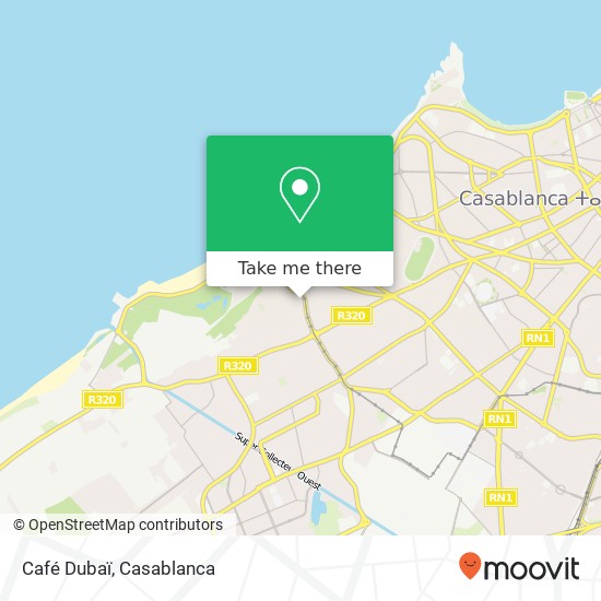 Café Dubaï, زنقة أ أنفا, الدار البيضاء map