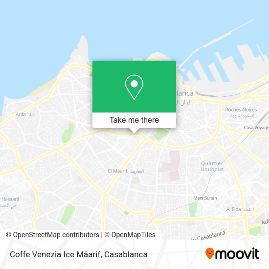 Coffe Venezia Ice Mâarif map