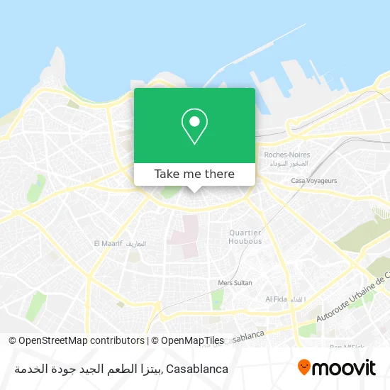 بيتزا الطعم الجيد جودة الخدمة map