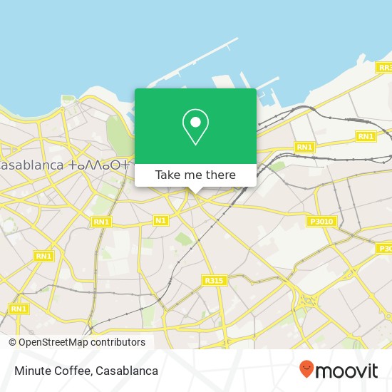 Minute Coffee, الصخور السوداء, الدار البيضاء map