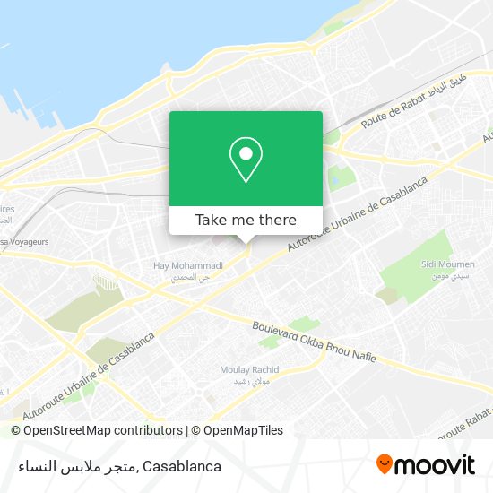 متجر ملابس النساء map