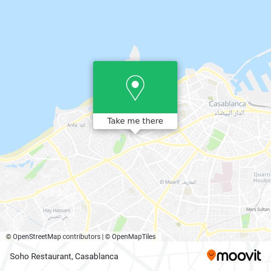 Soho Restaurant map