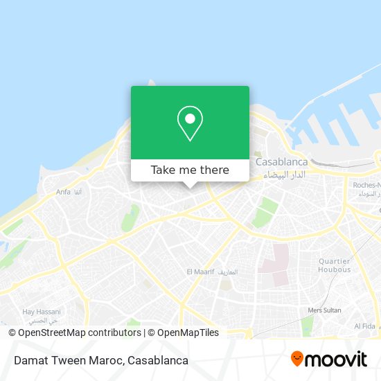 Damat Tween Maroc map