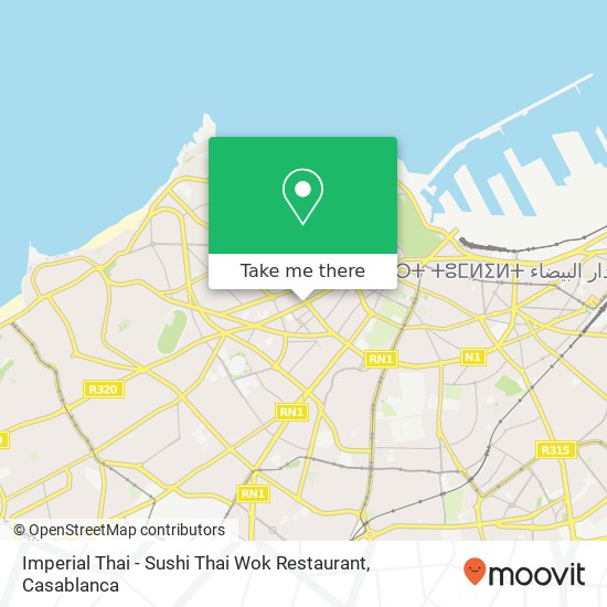 Imperial Thai - Sushi Thai Wok Restaurant, 140 Boulevard d'Anfa أنفا, الدار البيضاء map