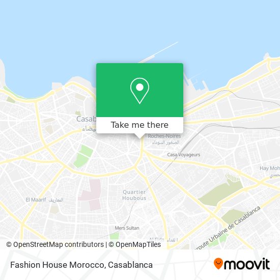 Fashion House Morocco map