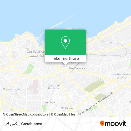 إيكس لاز map