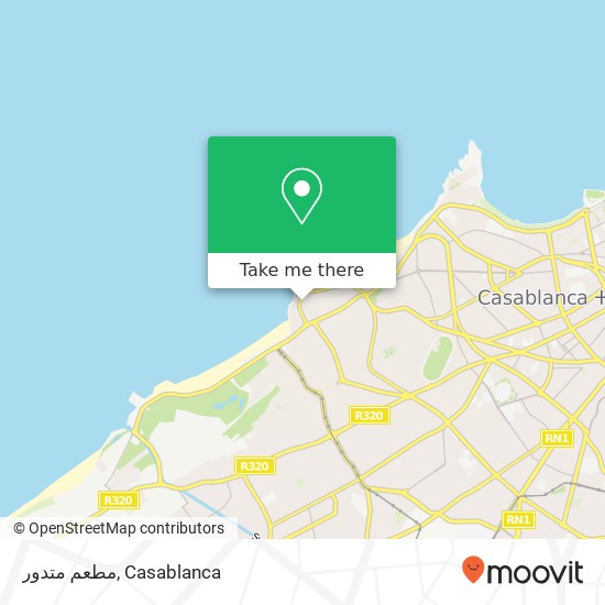 مطعم متدور, زنقة محيي الدين بن عربي أنفا, الدار البيضاء map