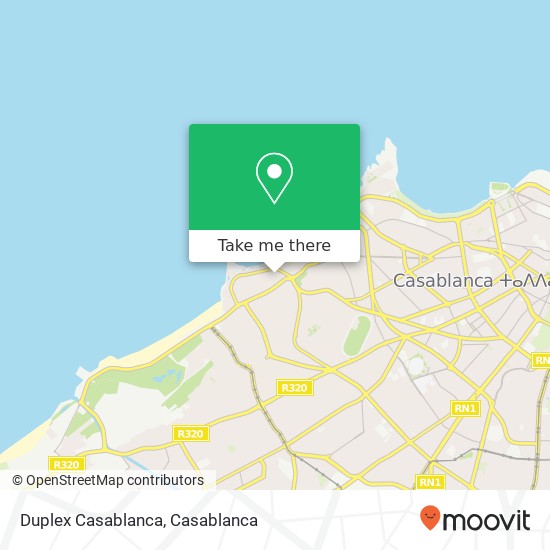 Duplex Casablanca, أنفا, الدار البيضاء map