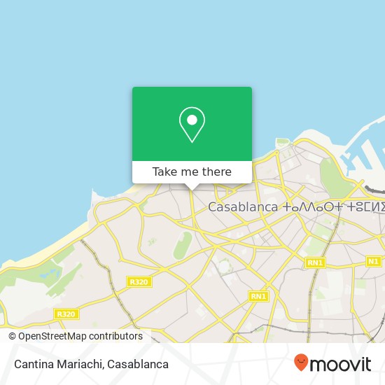 Cantina Mariachi, محج أحمد الشرسي أنفا, الدار البيضاء map