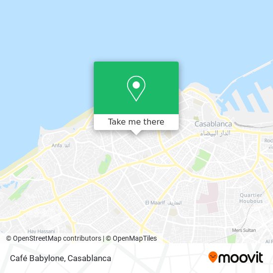 Café Babylone map
