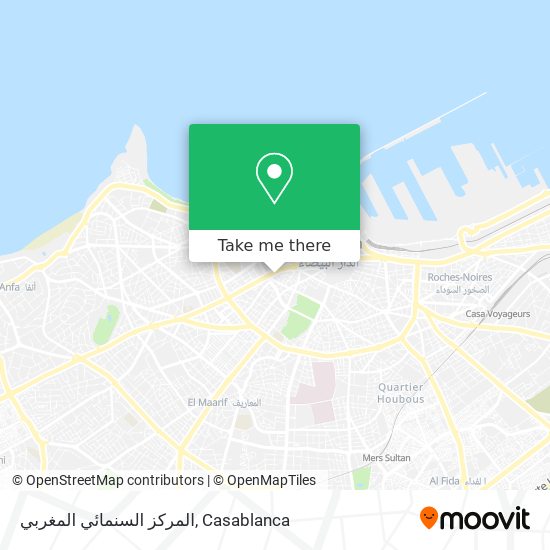 المركز السنمائي المغربي plan
