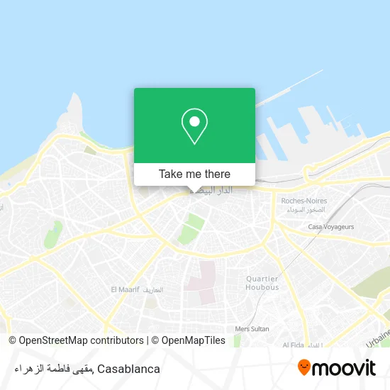 مقهى فاطمة الزهراء map