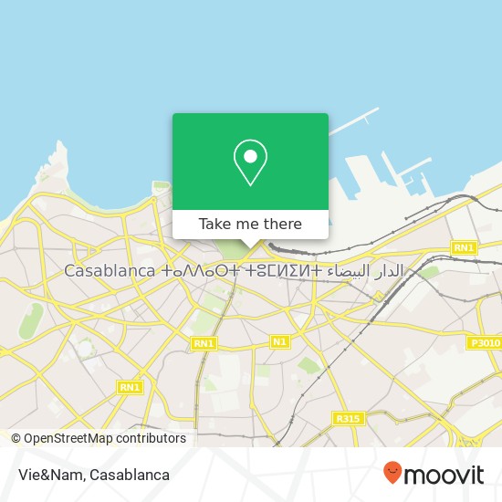 Vie&Nam, شارع فيليكس هوفوي بوانيي سيدي بليوط, الدار البيضاء map