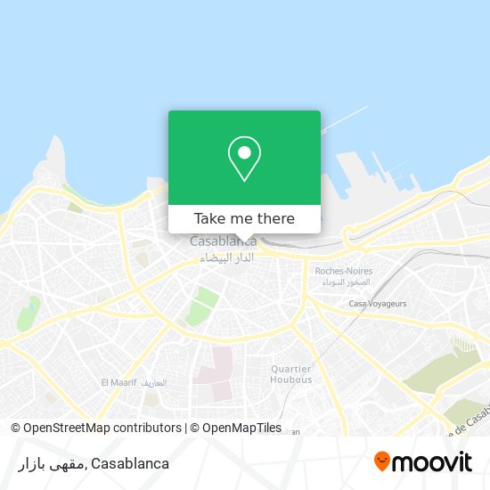 مقهى بازار map