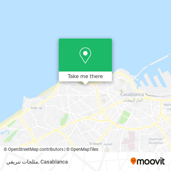 مثلجات تنريفي map