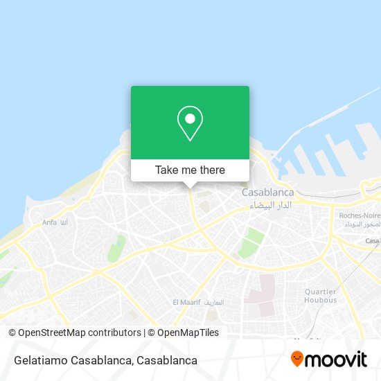 Gelatiamo Casablanca map