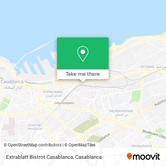 Extrablatt Bistrot Casablanca map