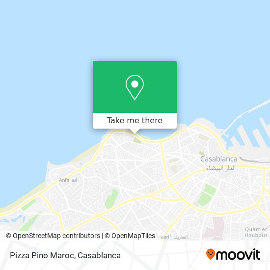Pizza Pino Maroc map