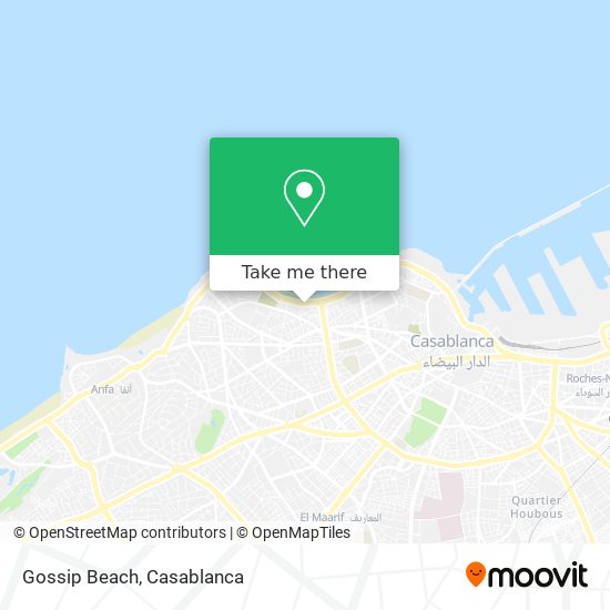 Gossip Beach map