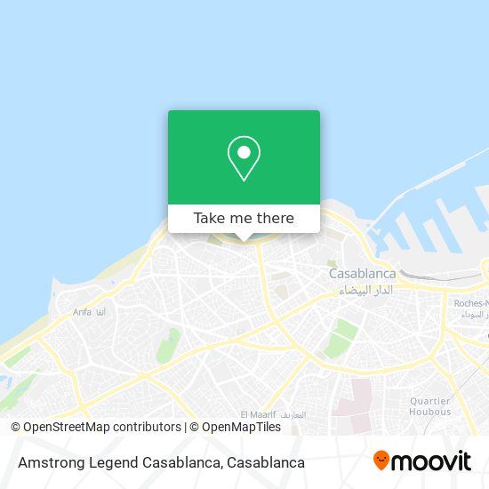 Amstrong Legend Casablanca map