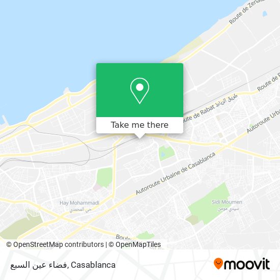 فضاء عين السبع map