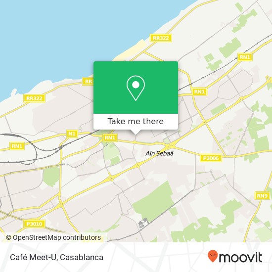 Café Meet-U, شارع مولاي أحمد البعمراني سيدي البرنوصي, الدار البيضاء map