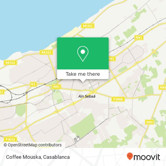 Coffee Mouska, زنقة 10 سيدي البرنوصي, الدار البيضاء plan