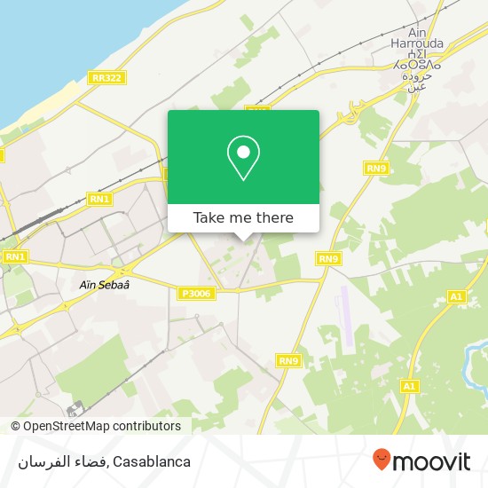 فضاء الفرسان, زنقة 41 أهل لوغلام, الدار البيضاء map