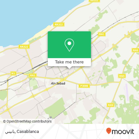 بانيني, سيدي البرنوصي, الدار البيضاء map