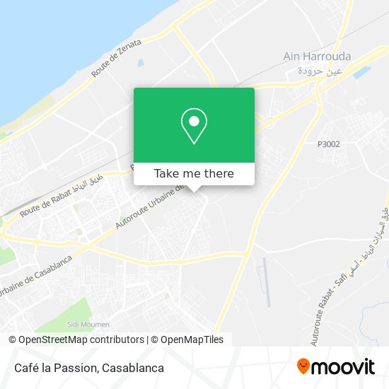 Café la Passion map