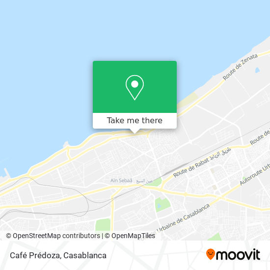 Café Prédoza map