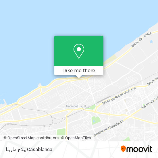 بلاج مارينا map