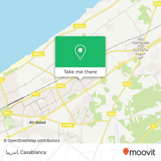 أندرييا, شارع الامام الليث ابن سعد سيدي البرنوصي, الدار البيضاء map