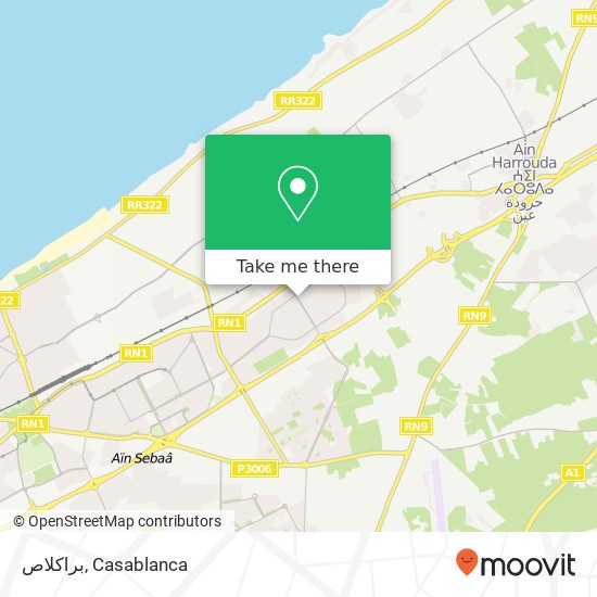 براكلاص, شارع الامام الليث ابن سعد سيدي البرنوصي, الدار البيضاء map