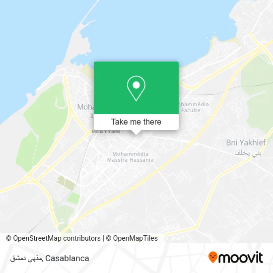 مقهى دمشق map