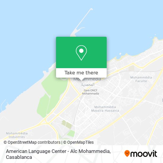 American Language Center - Alc Mohammedia map