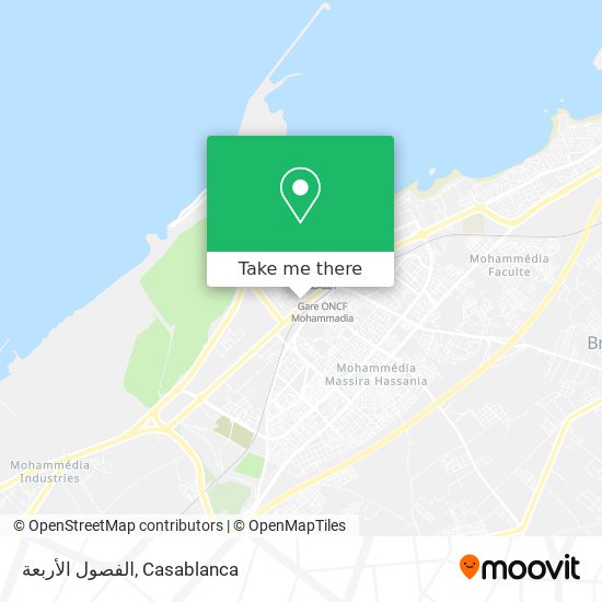 الفصول الأربعة map