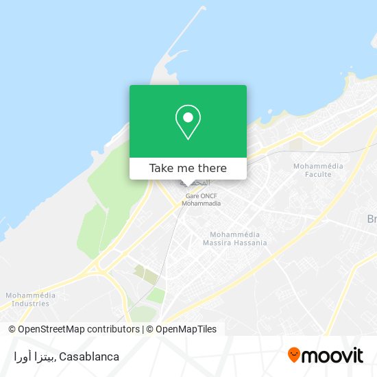 بيتزا أورا map