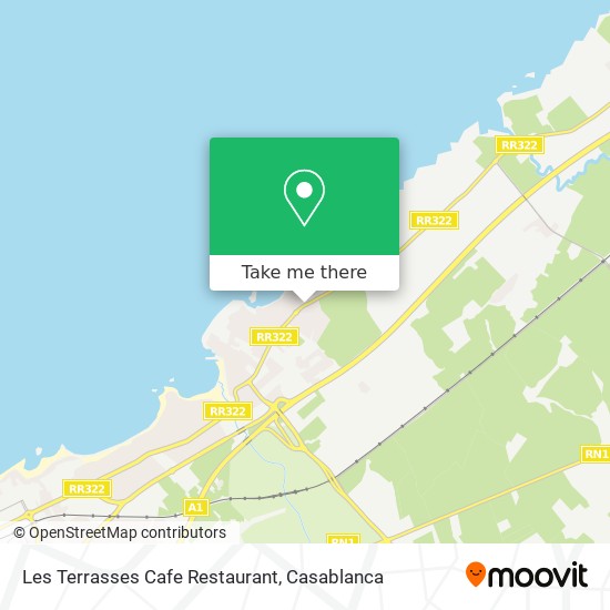 Les Terrasses Cafe Restaurant plan