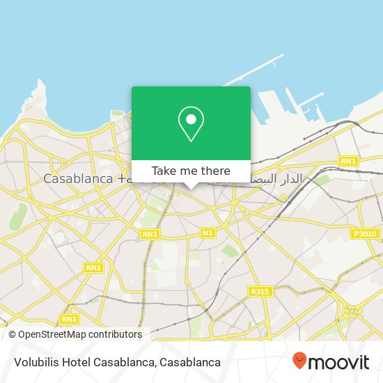 Volubilis Hotel Casablanca map