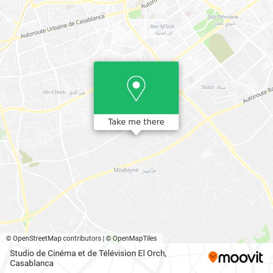 Studio de Cinéma et de Télévision El Orch map