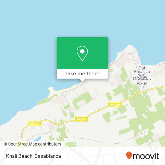 Khali Beach map