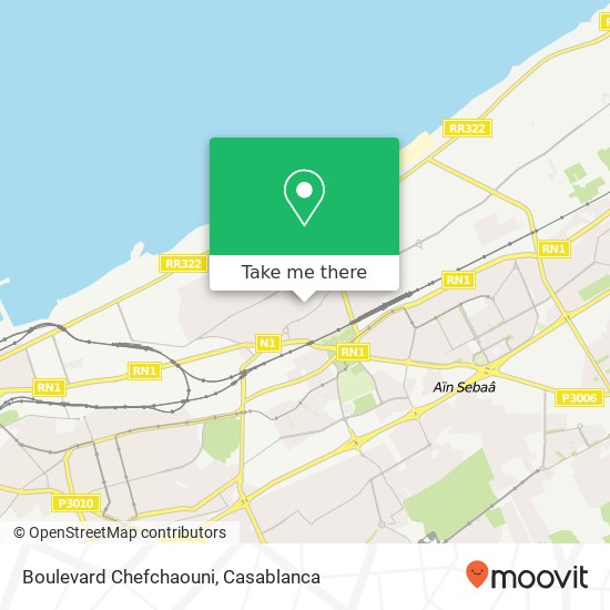 Boulevard Chefchaouni map