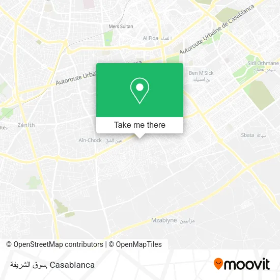 سوق الشريفة map