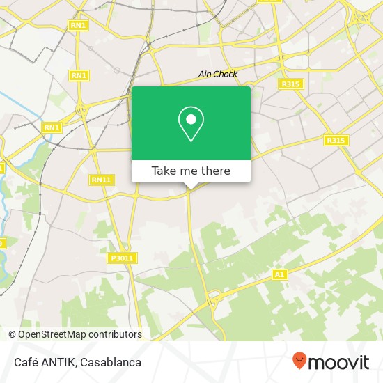 Café ANTIK map