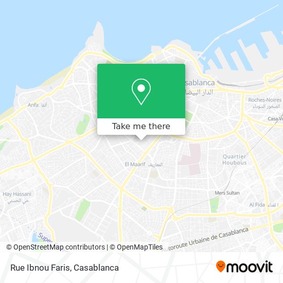 Rue Ibnou Faris map