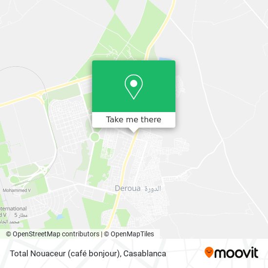 Total Nouaceur (café bonjour) map