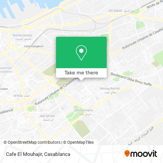 Cafe El Mouhajir map