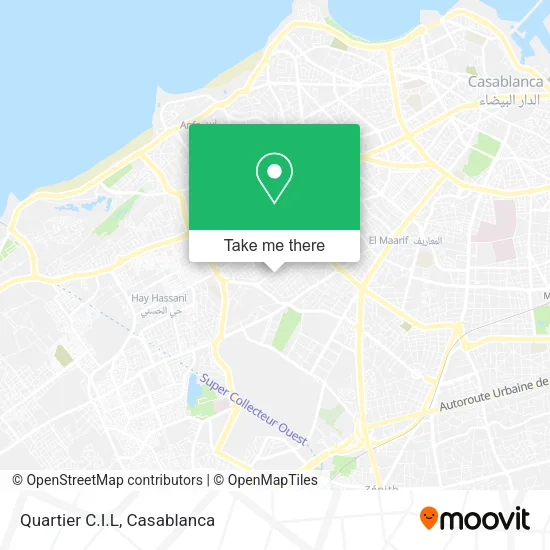 Quartier C.I.L map