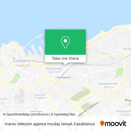 maroc telecom agence moulay ismail plan